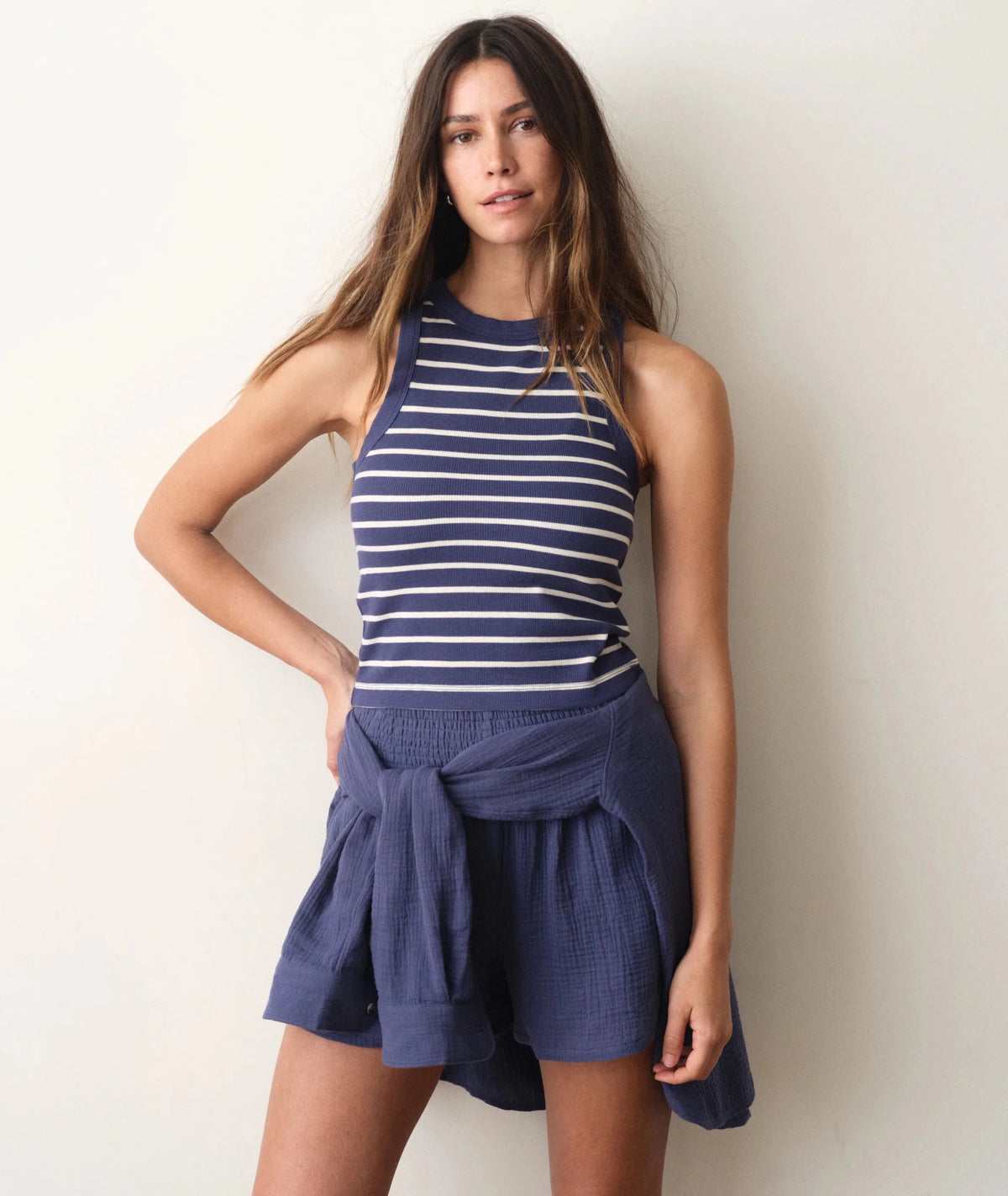 Marine Layer Lexi Rib High Neck Tank - Flea Boutiques