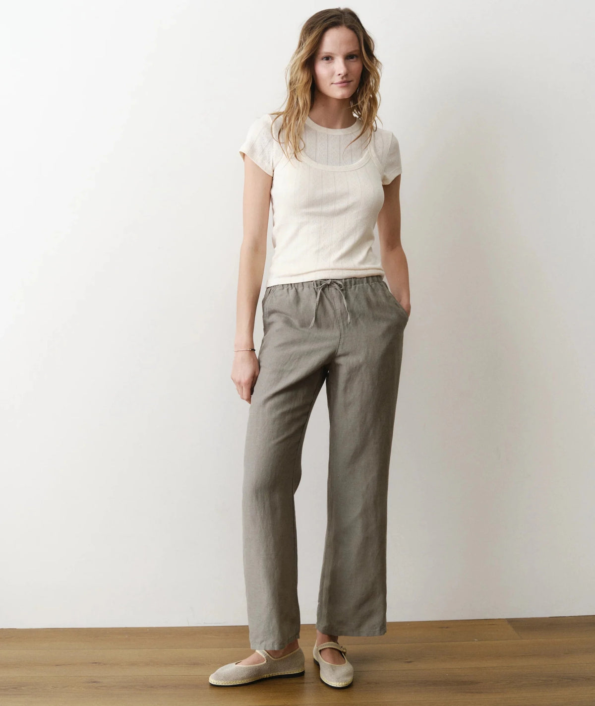 Marine Layer Linen Drawstring Pants - Flea Boutiques