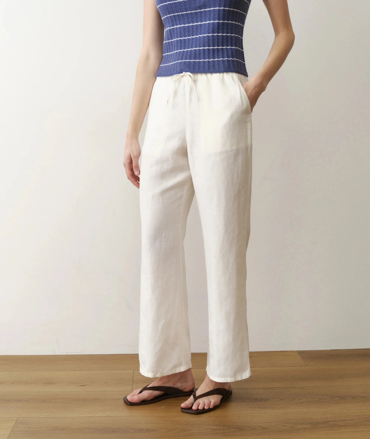 Marine Layer Linen Drawstring Pants - Flea Boutiques
