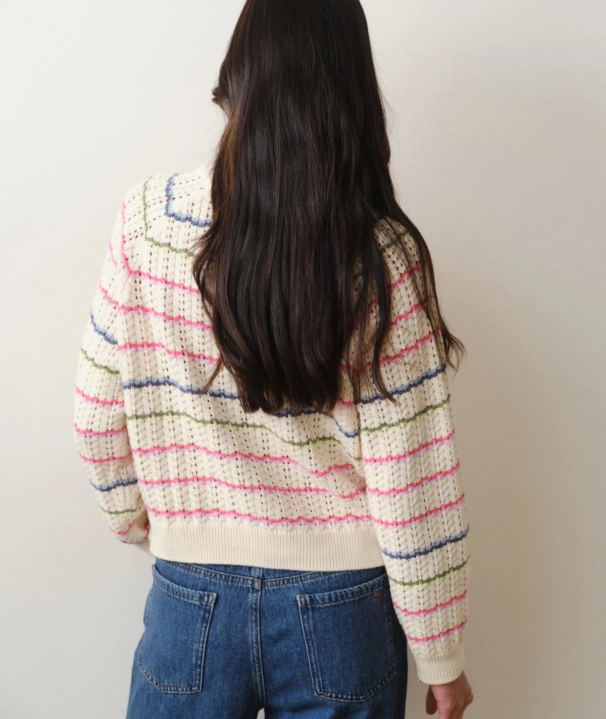 Marine Layer Mina Pointelle Sweater - Flea Boutiques
