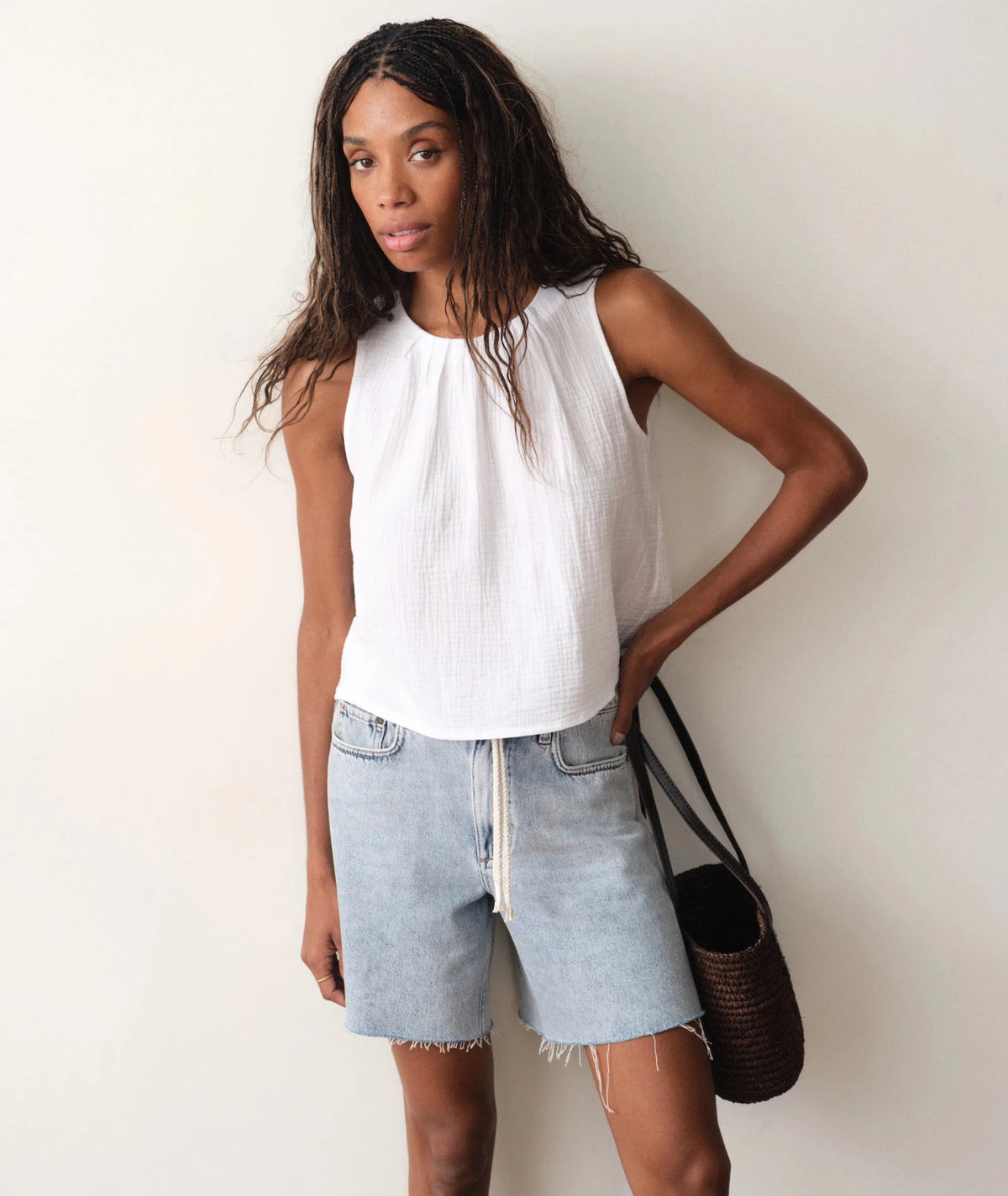 Marine Layer Serena High Neck Tank - Flea Boutiques