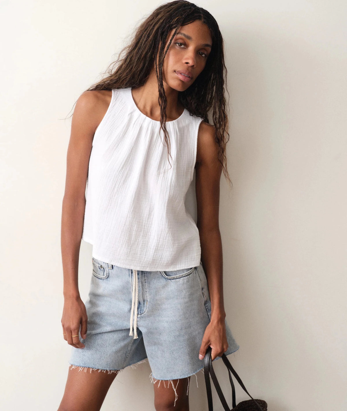 Marine Layer Serena High Neck Tank - Flea Boutiques