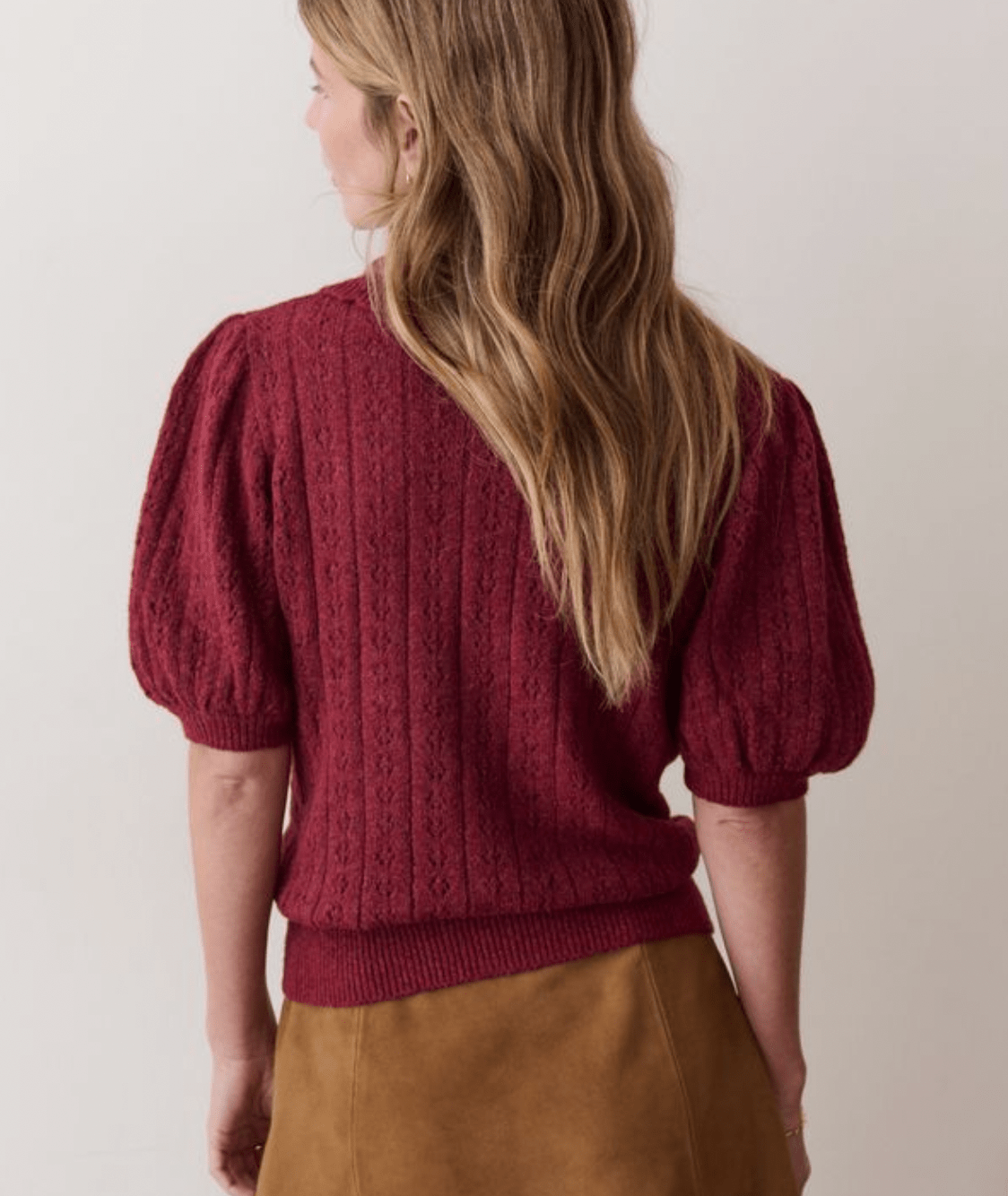 Marine Layer Sophie Pointelle Polo - Flea Boutiques