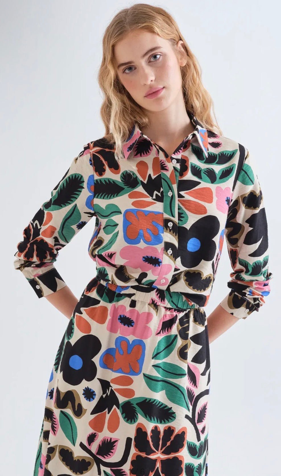 Matisse Fl. Button Down - Flea Boutiques