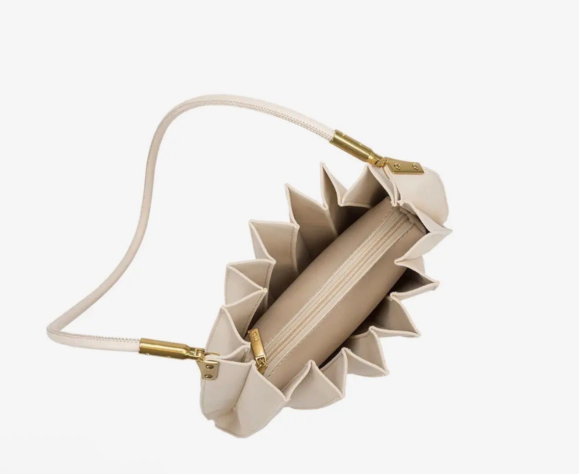 Melie Bianco Carrie Pleated Vegan Shoulder Bag - Flea Boutiques