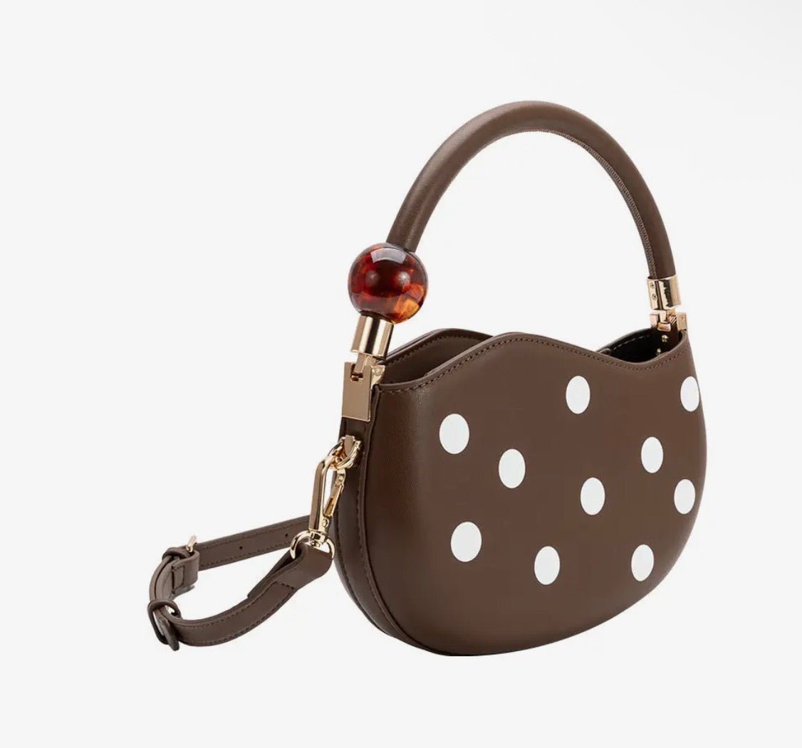 Melie Bianco Jennie Recycled Vegan Polka Dot Bag - Flea Boutiques
