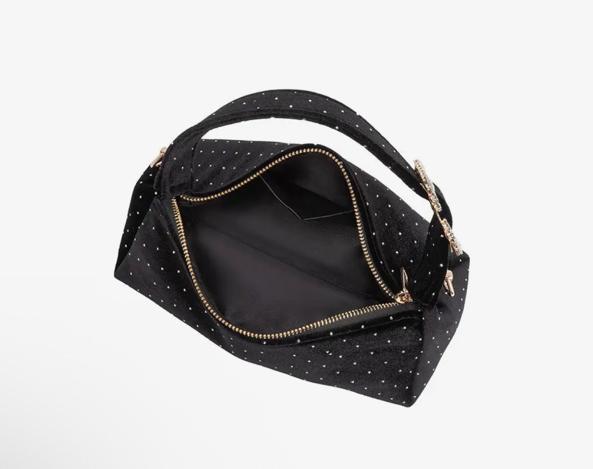 Melie Bianco Shanice Red Velvet Crossbody - Flea Boutiques