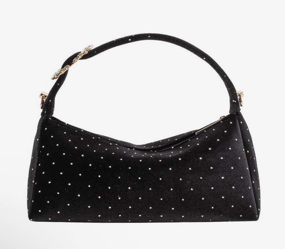 Melie Bianco Shanice Red Velvet Crossbody - Flea Boutiques
