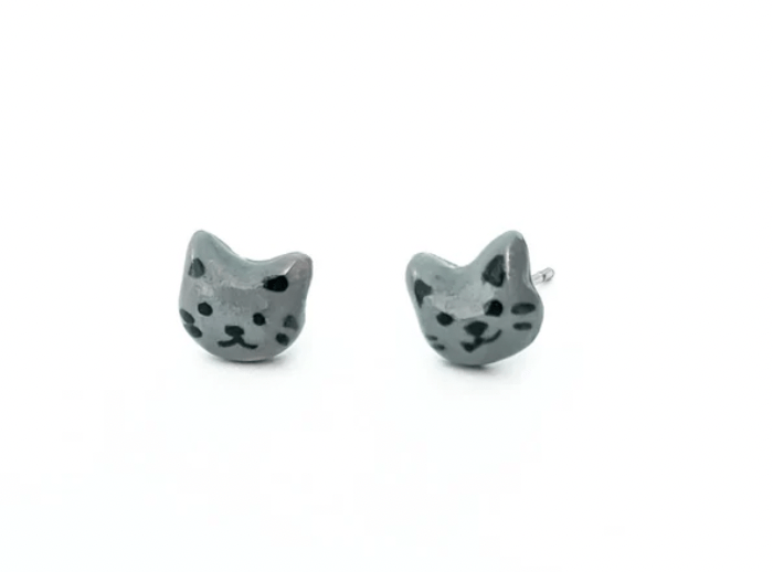 Meow Meow Micro Studs - Flea Boutiques