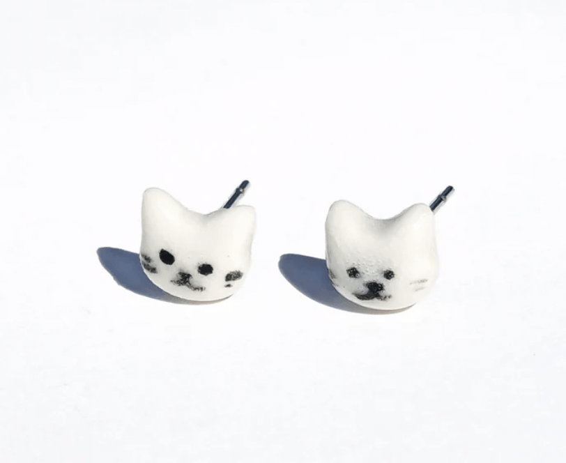 Meow Meow Micro Studs - Flea Boutiques