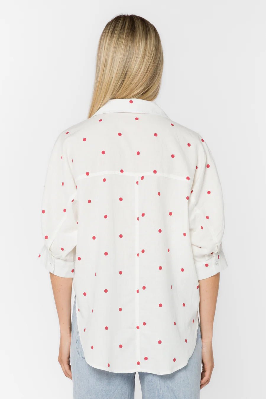 Merle Polka Dot Button Down - Flea Boutiques