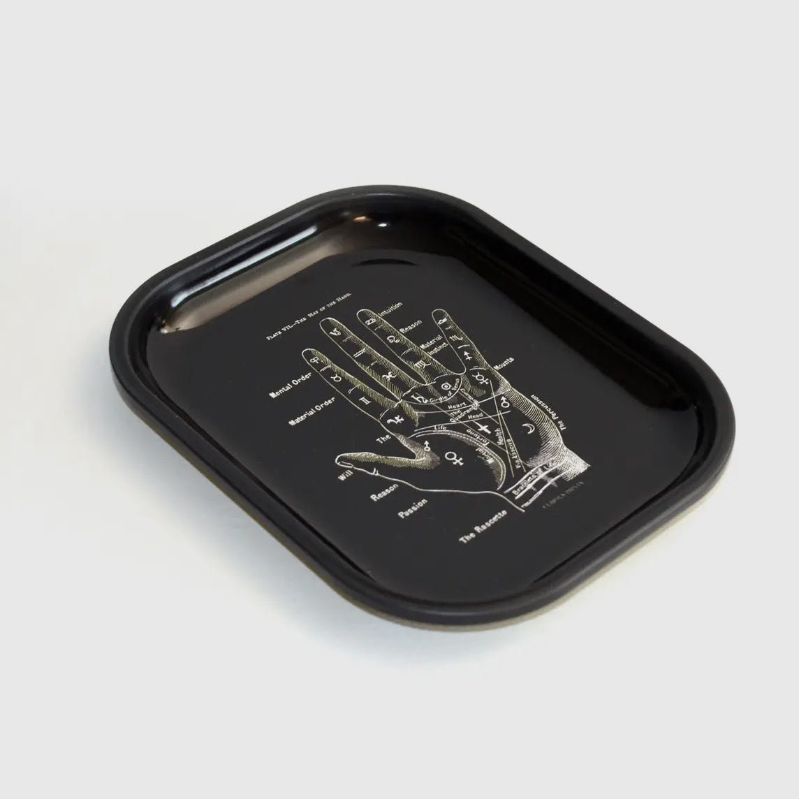 Metal Palmistry Tray - Flea Boutiques