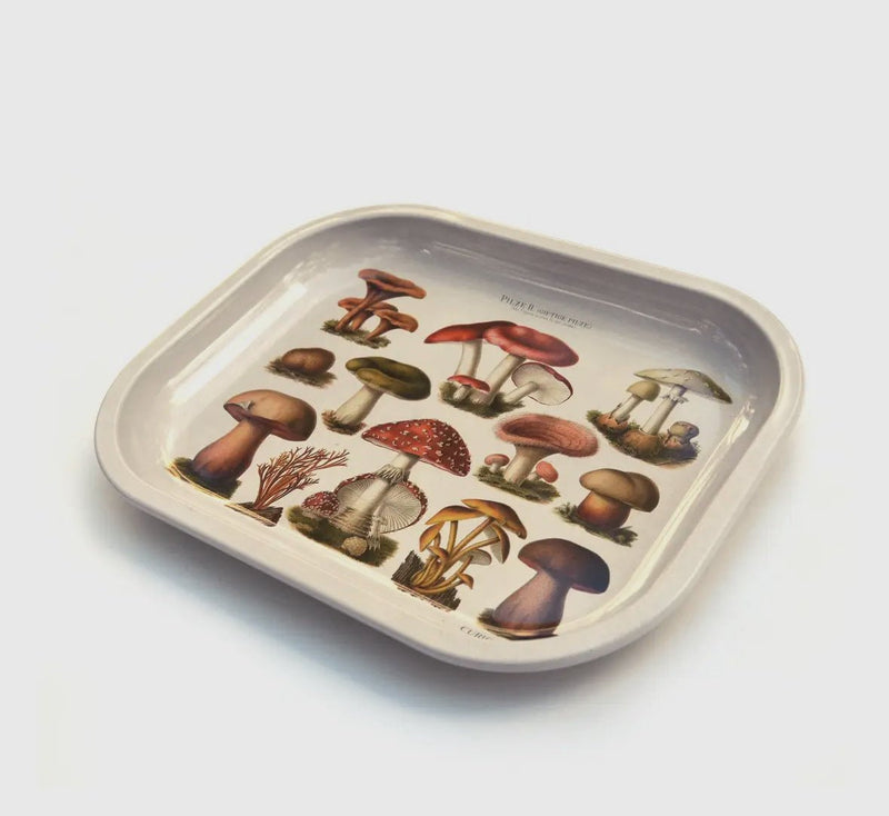 Metal Vintage Fungi Tray - Flea Boutiques