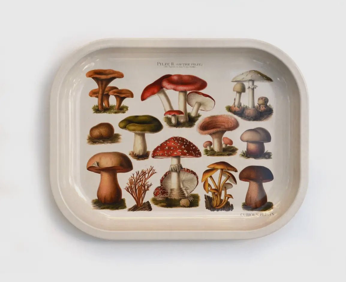 Metal Vintage Fungi Tray - Flea Boutiques