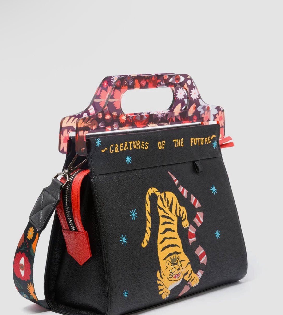 Min & Mon Vali Handle Tiger & Snake - Flea Boutiques