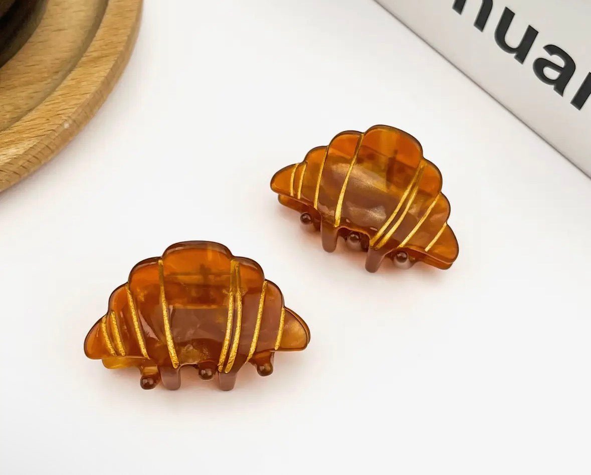 Mini Croissant Hair Clip - Flea Boutiques