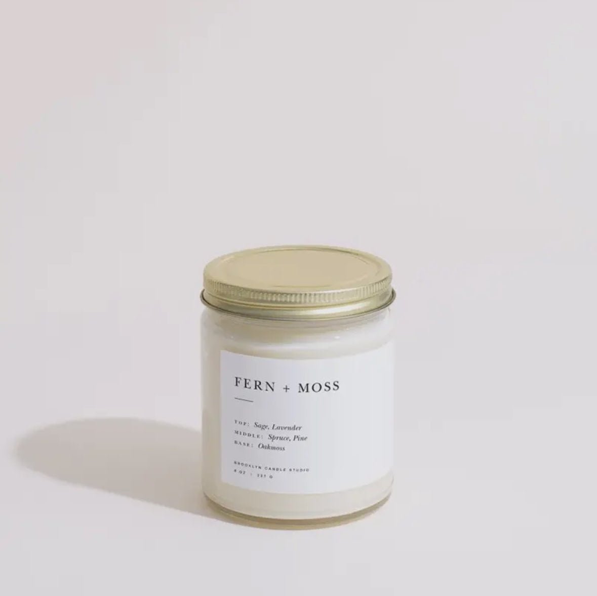Minimalist Candle Fern + Moss 7.5 oz - Flea Boutiques