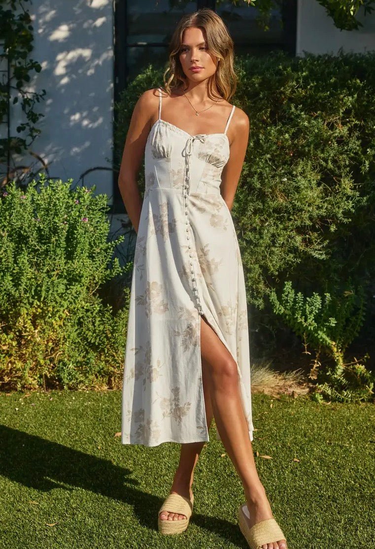Moment In Time Midi Dress - Flea Boutiques
