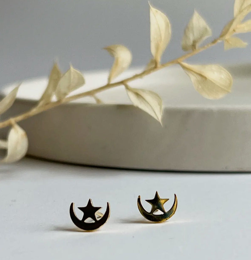 Moon & Stars Earring - Flea Boutiques