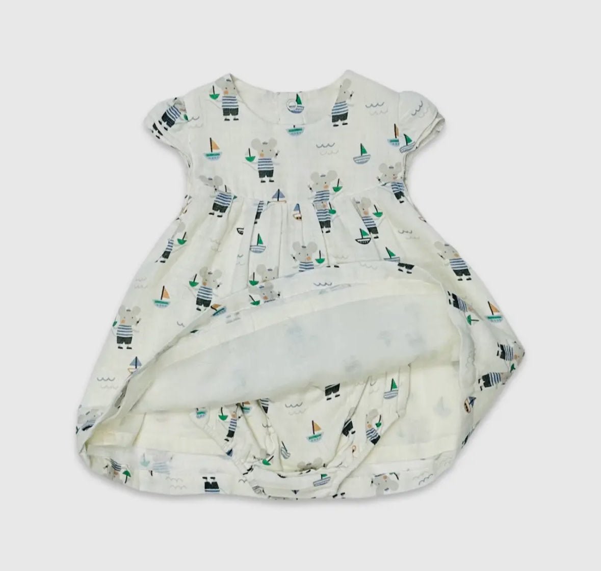 Mouse Sailor Cap Dress + Bloomer - Flea Boutiques
