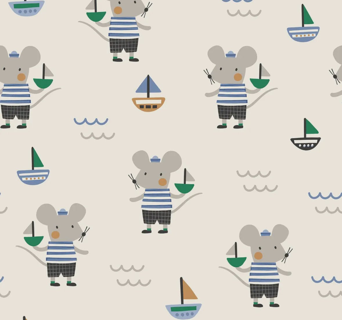 Mouse Sailor Henley Romper - Flea Boutiques