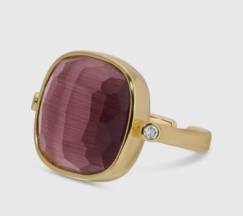 Ms. Reliability Stone Ring - Flea Boutiques