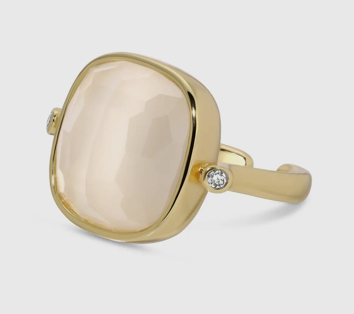 Ms. Reliability Stone Ring - Flea Boutiques