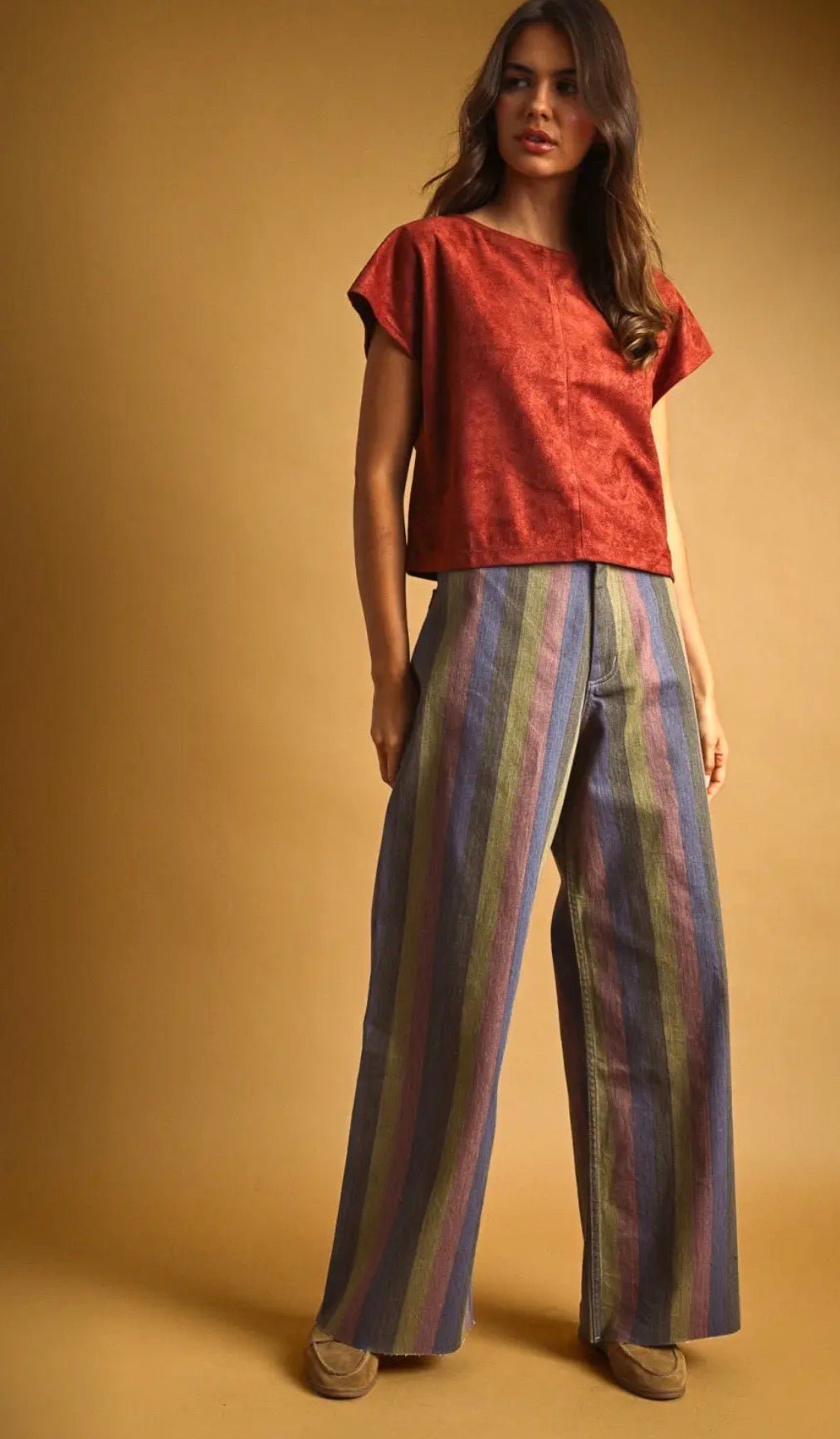 Multi Color Panel Pants - Flea Boutiques