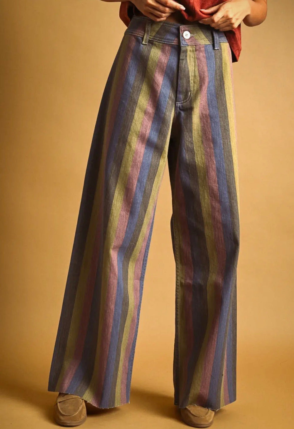 Multi Color Panel Pants