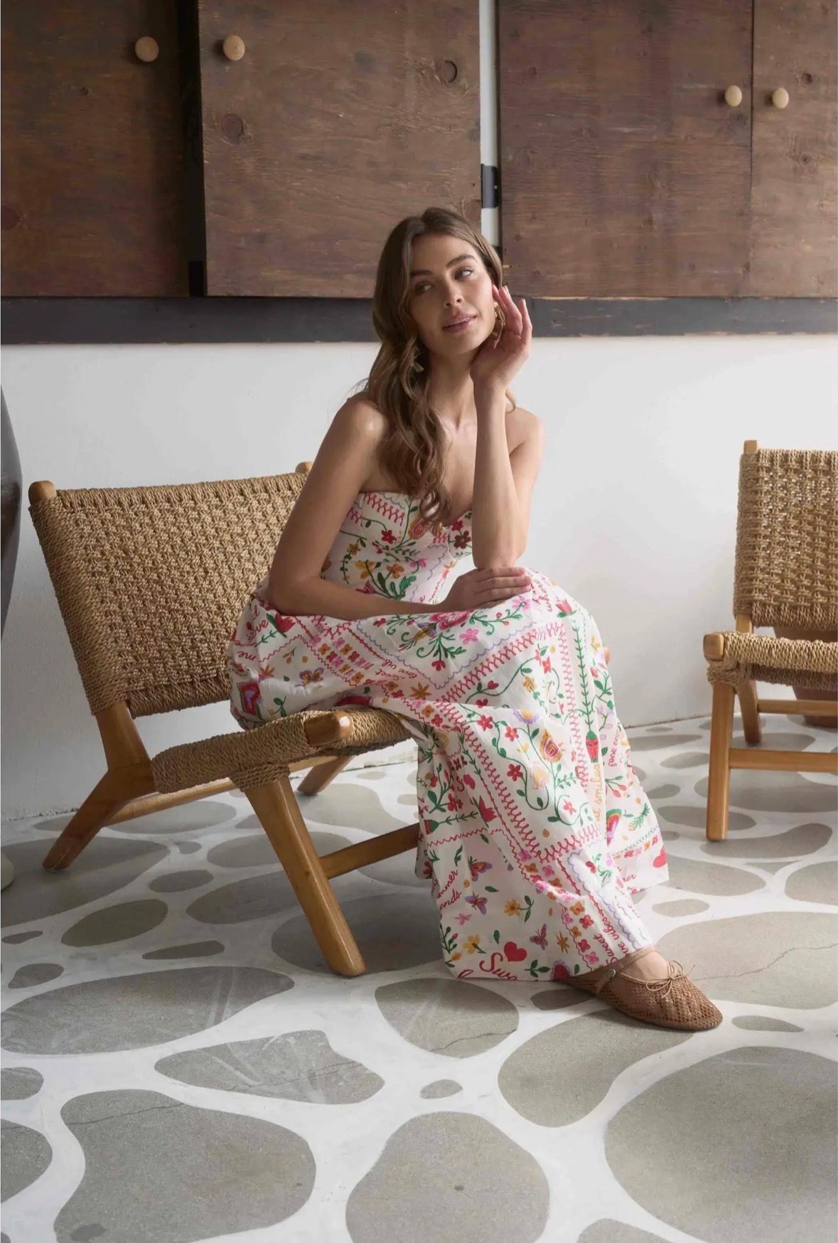 Multi-Color Summer Print Spaghetti dress - Flea Boutiques