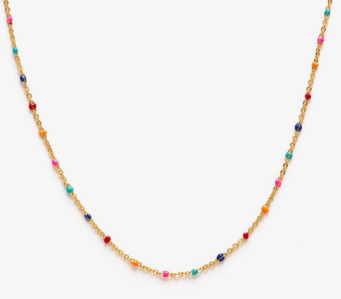 Multi Colored Necklace - Flea Boutiques