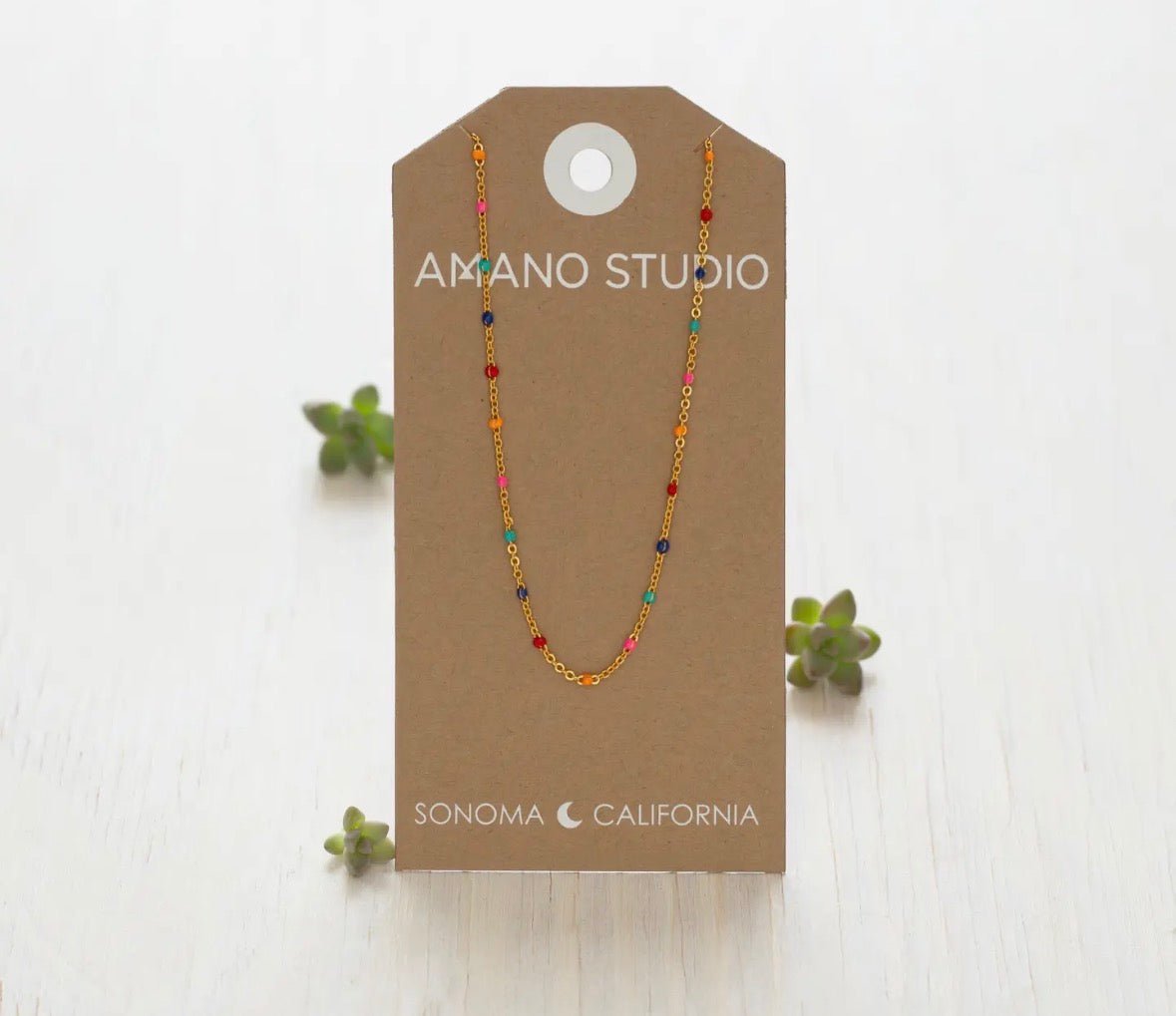 Multi Colored Necklace - Flea Boutiques