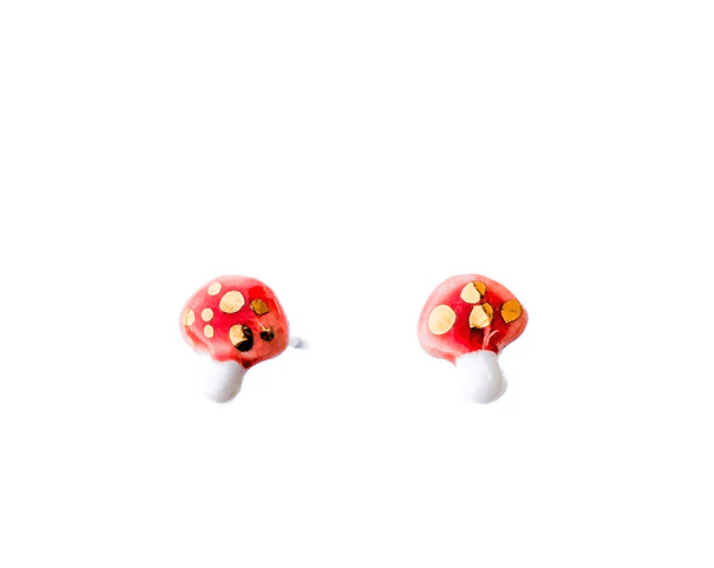 Mushroom Micro Studs - Flea Boutiques
