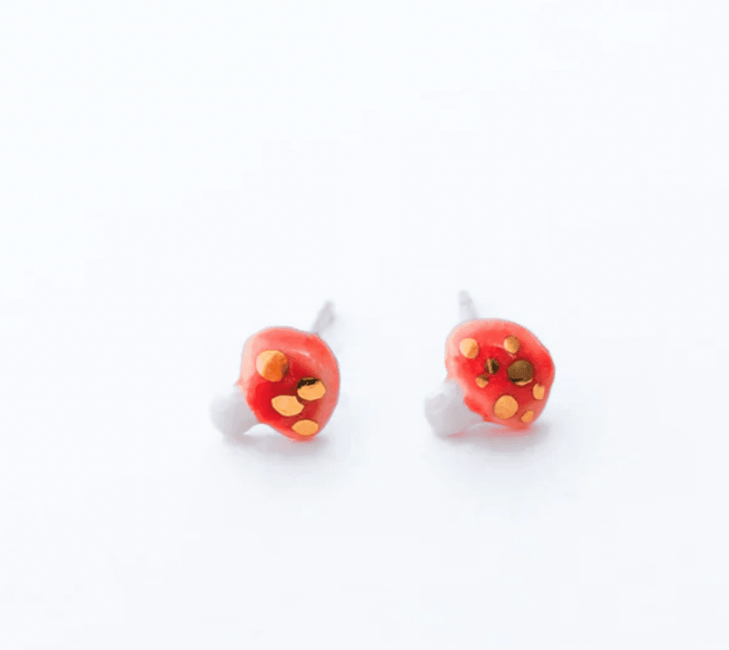 Mushroom Micro Studs - Flea Boutiques