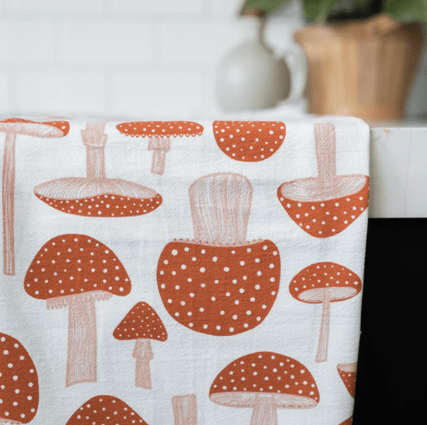 Mushroom Tea Towel - Flea Boutiques