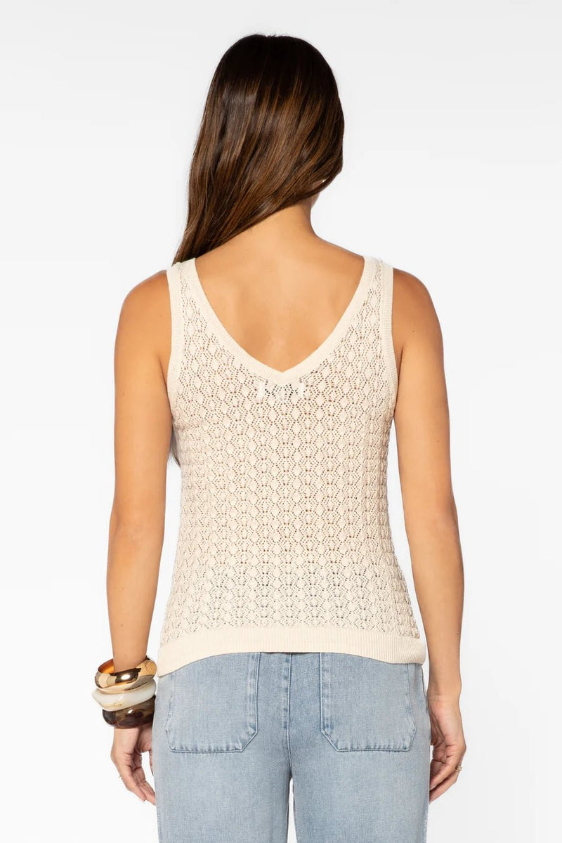 Nadia Double V-Neck Sweater - Flea Boutiques