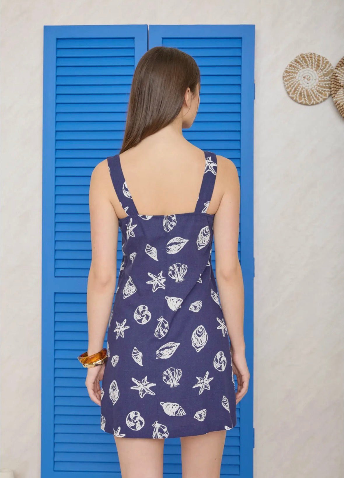 Nautical Sleelevess Mini dress - Flea Boutiques
