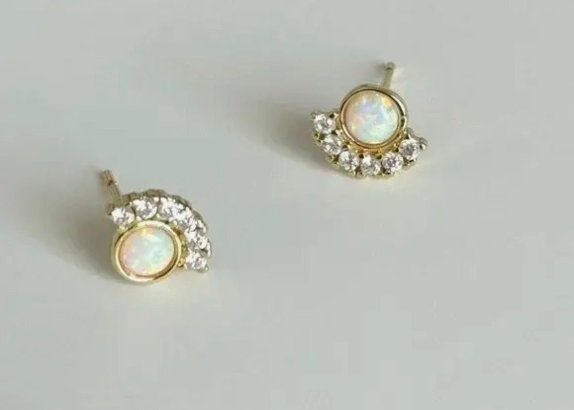 Naya Opal Studs - Flea Boutiques