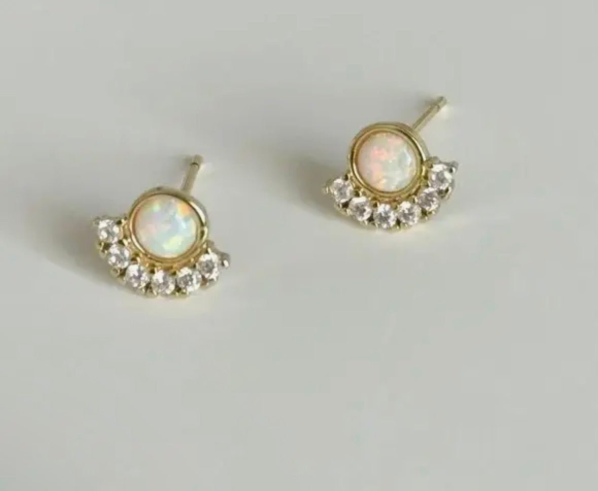 Naya Opal Studs - Flea Boutiques