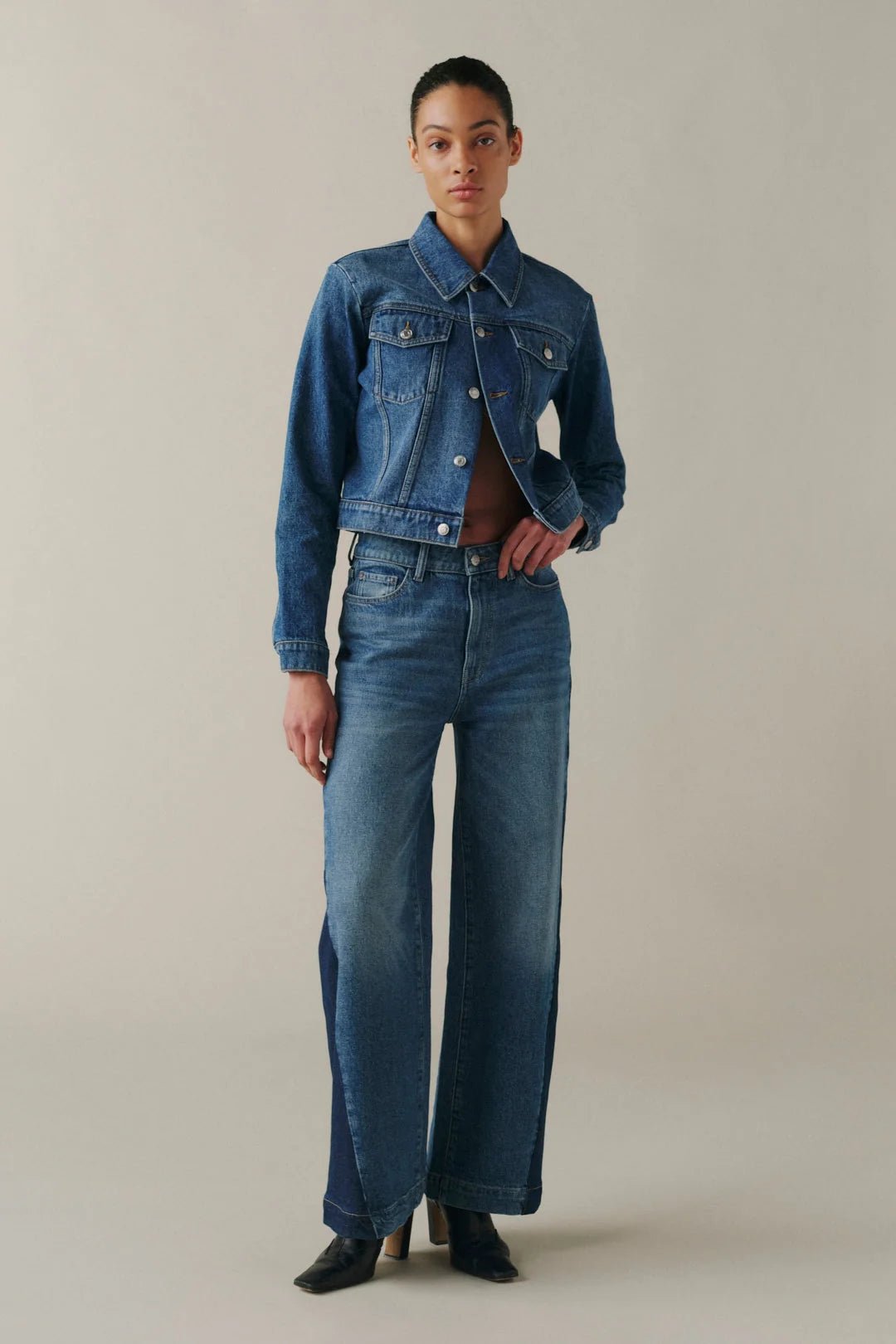NCE Wide Leg Jeans - Flea Boutiques