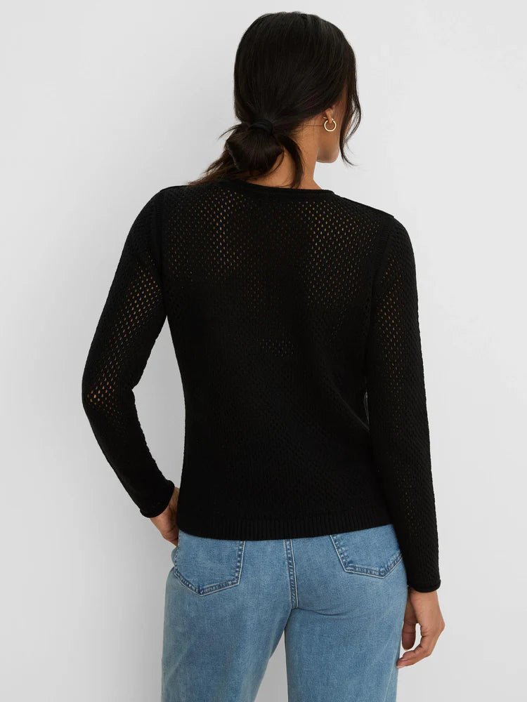 Nic + Zoe Breezeway Mesh Sweater - Flea Boutiques