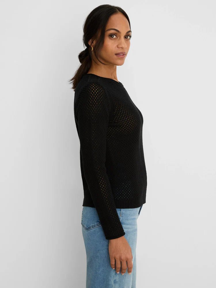 Nic + Zoe Breezeway Mesh Sweater - Flea Boutiques