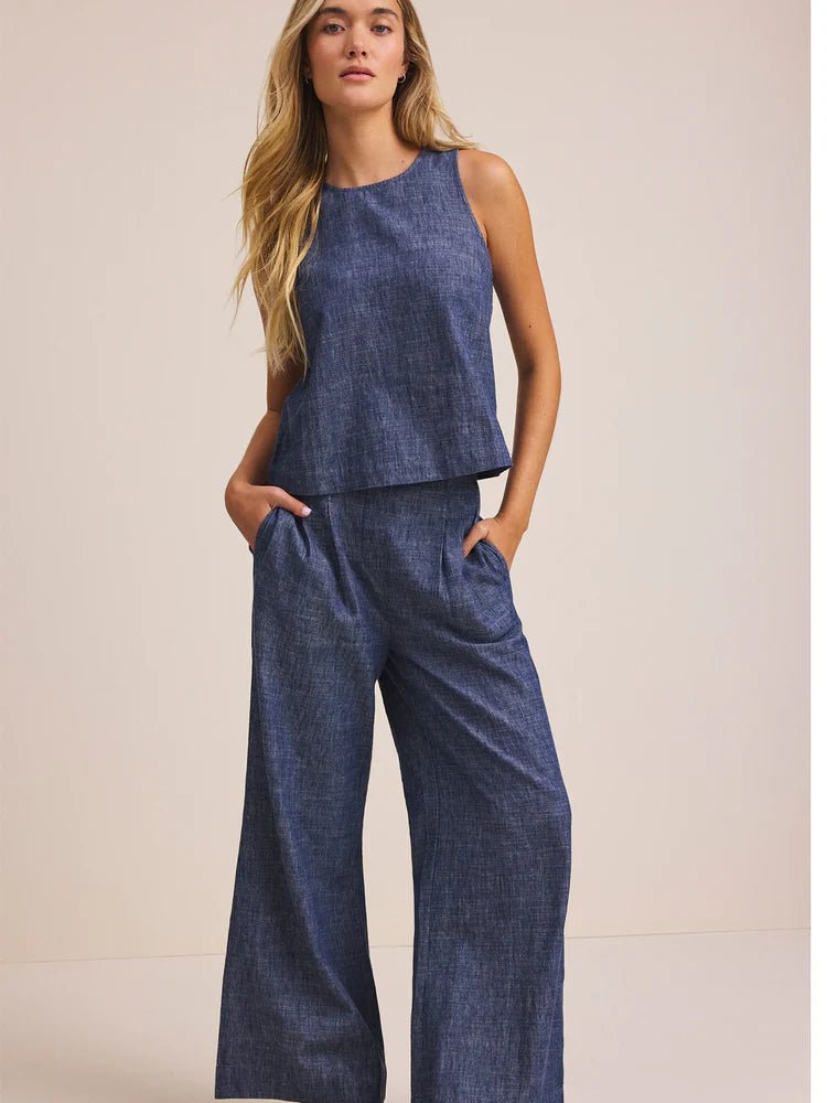 Nic + Zoe Chambray Mix Stevie - Flea Boutiques