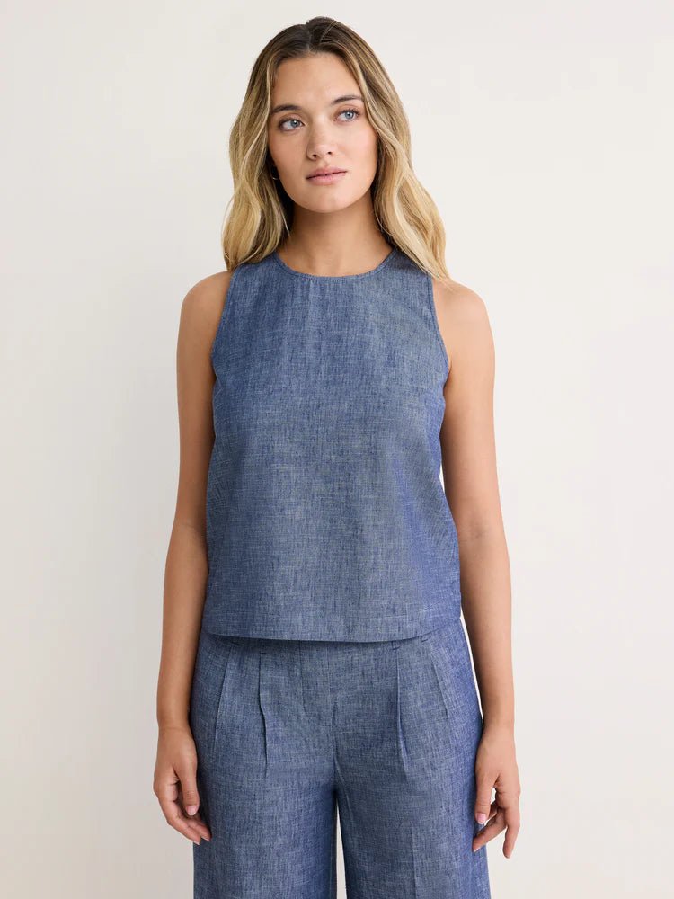 Nic + Zoe Chambray Mix Stevie - Flea Boutiques