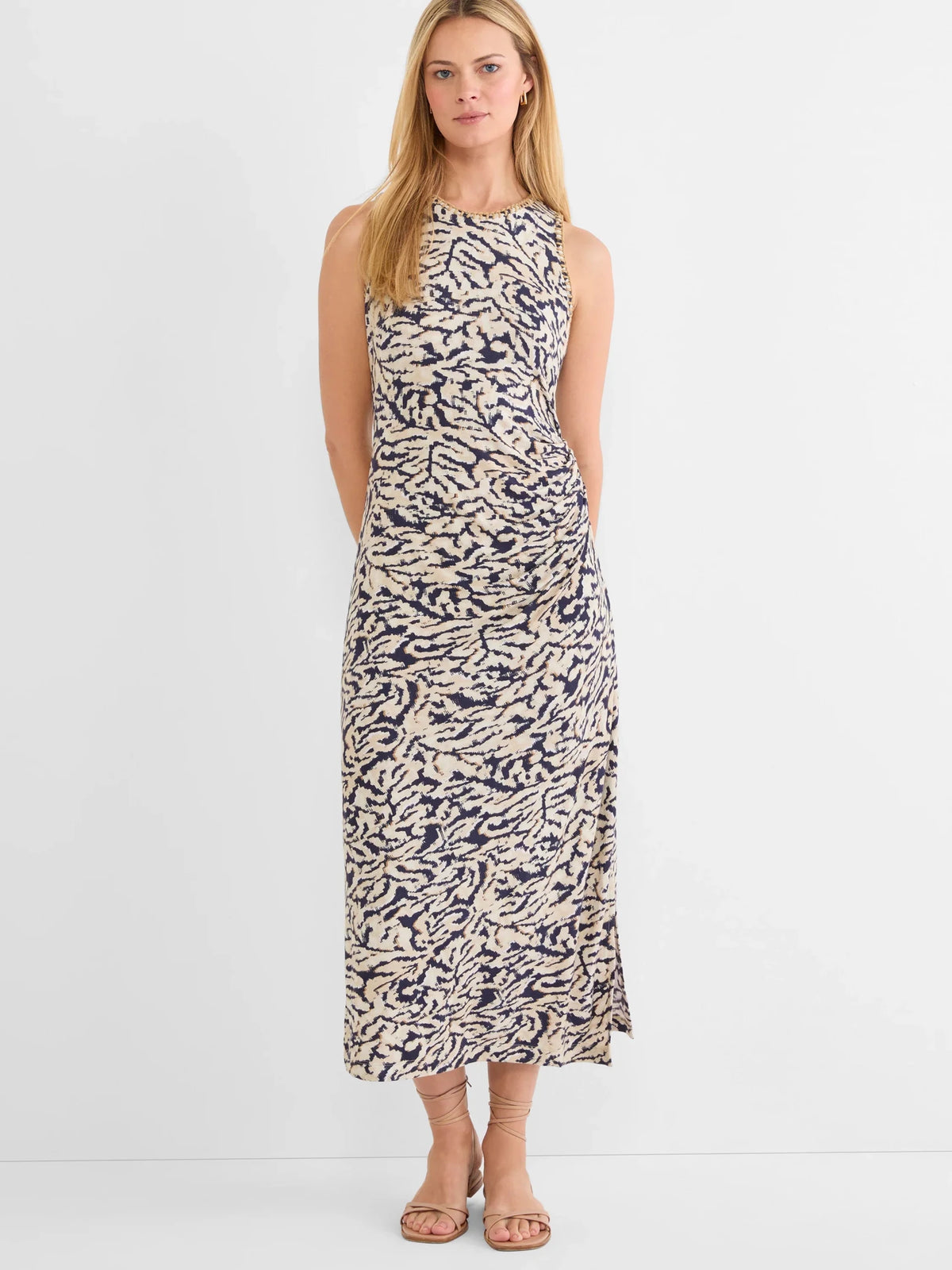 Nic & Zoe Contrast Swirl Heath Dress - Flea Boutiques