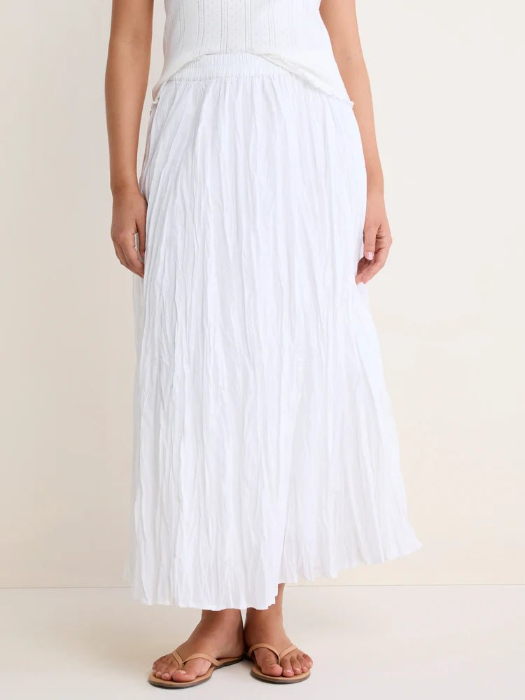 Nic + Zoe Cotton Crinkle Skirt - Flea Boutiques