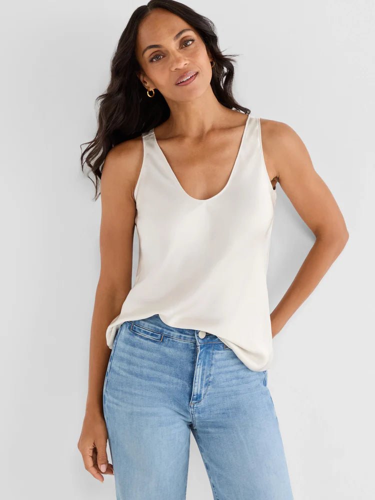 Nic + Zoe Day Gloss Scoop Tank - Flea Boutiques