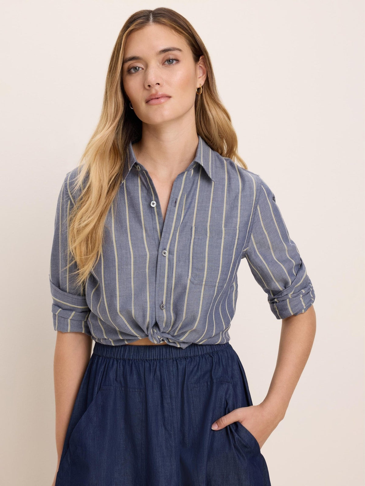 Nic + Zoe Dobby Stripe Shirt - Flea Boutiques