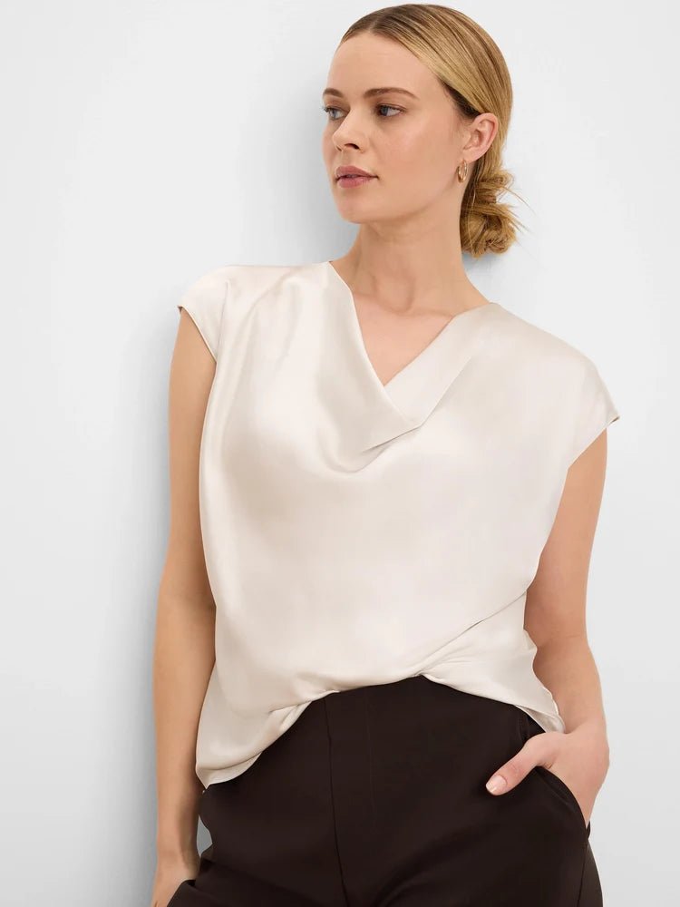 Nic + Zoe Drape Neck Day Gloss Top - Flea Boutiques