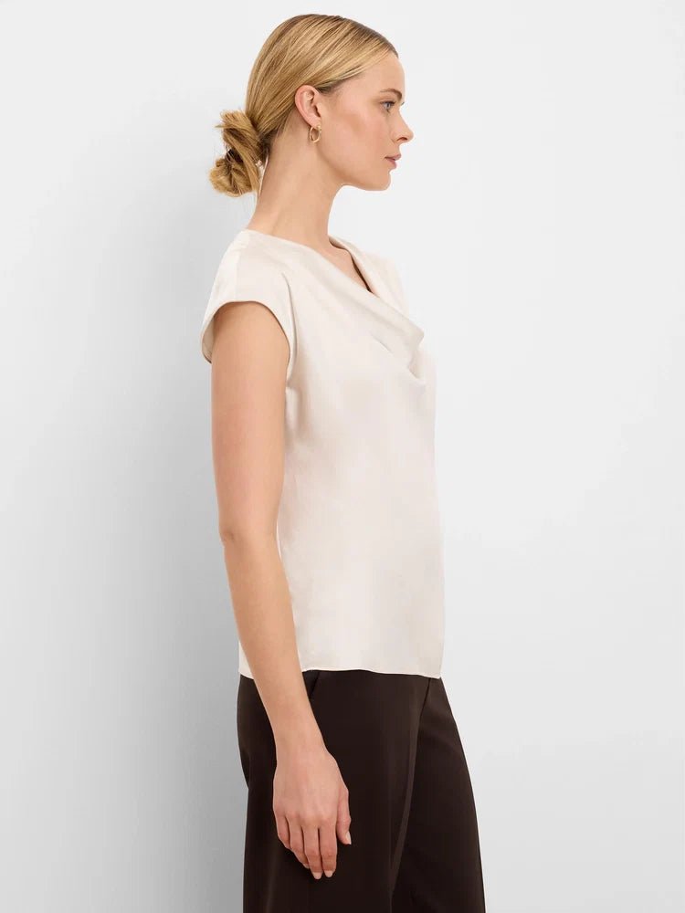 Nic + Zoe Drape Neck Day Gloss Top - Flea Boutiques